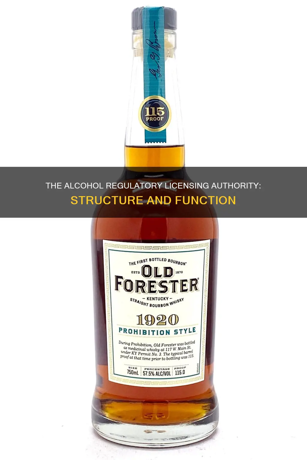 what is the structure of the alcohol regulatory licensing authority