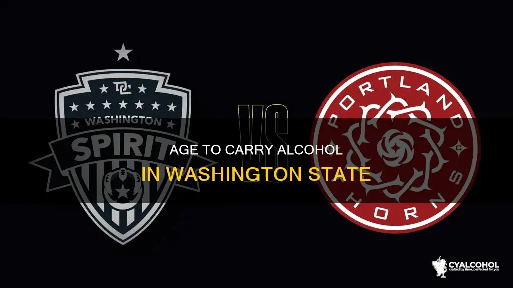 what is the washington state age to carry alcohol