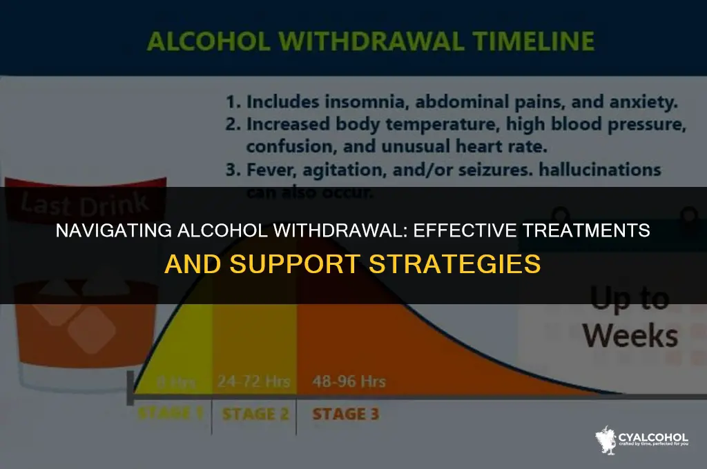 what is treatment for alcohol withdrawal