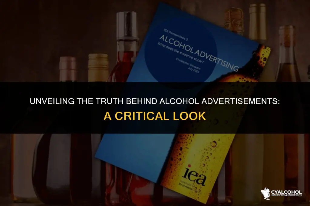 what is true about alcohol advertisements