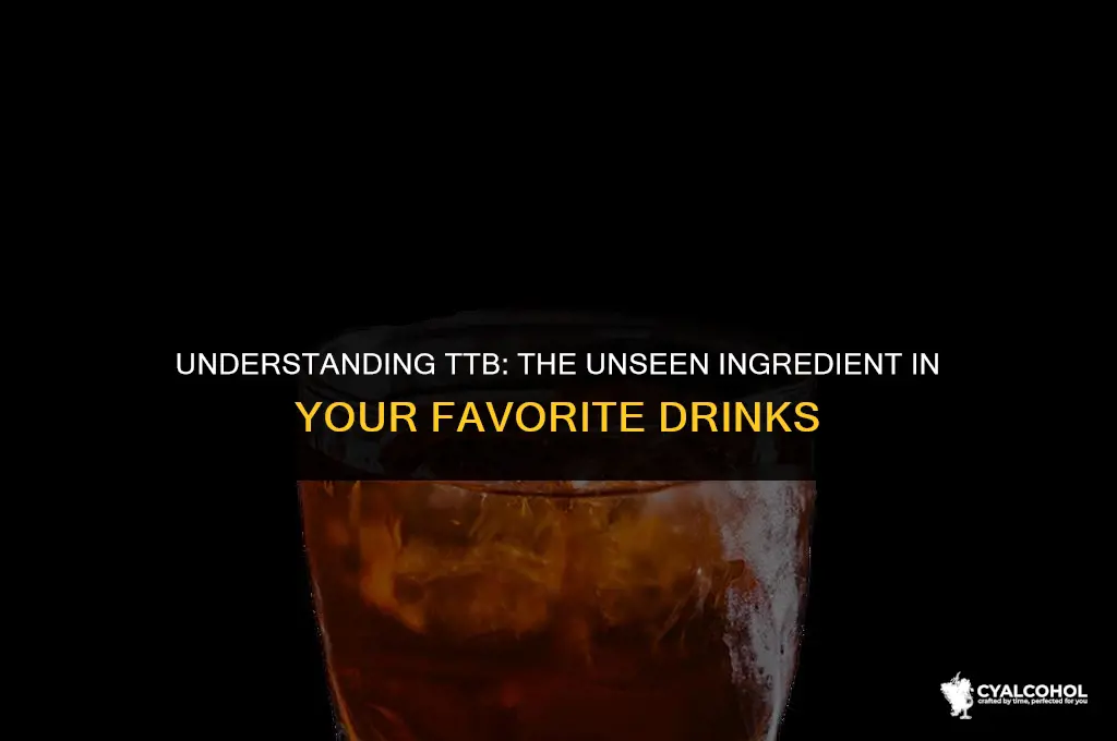 what is ttb in alcoholic beverages