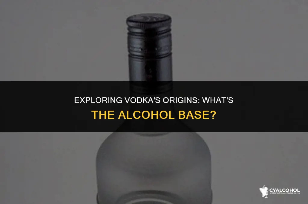 what is vodka made from alcohol