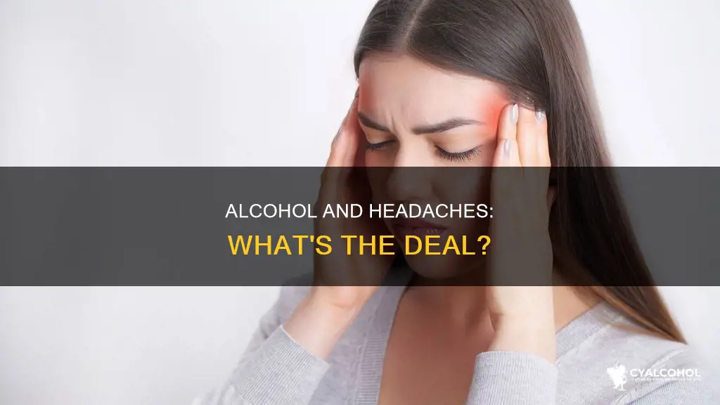 what is wrong with d4inking alcohol and having a headache