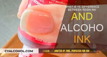 Resin vs Alcohol Ink: Unveiling the Key Differences