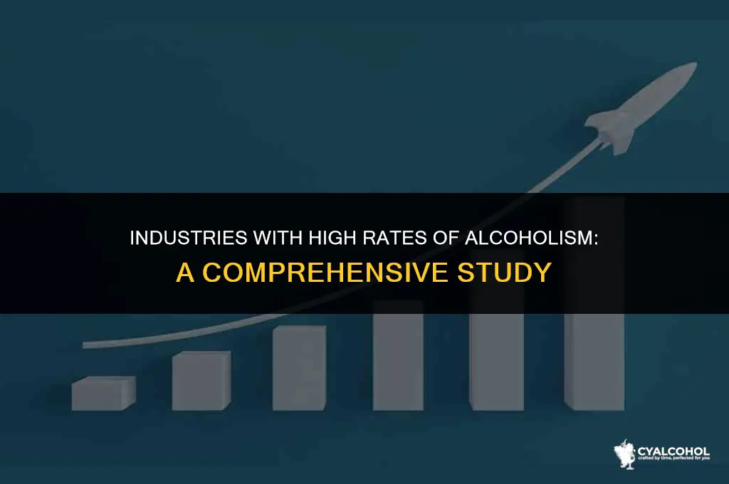 what job has the most alcoholics