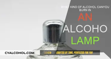 Alcohol Lamps: What Booze Burns Best?