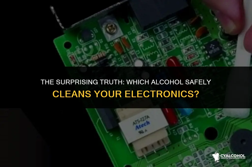 what kind of alcohol cleans electronics