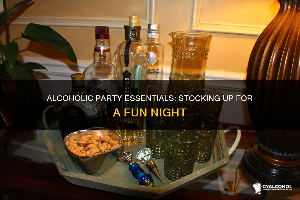 what kind of alcohol do i need for a party