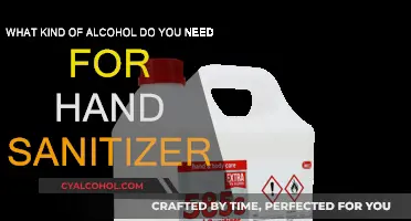 Alcohol Options for Making Hand Sanitizer