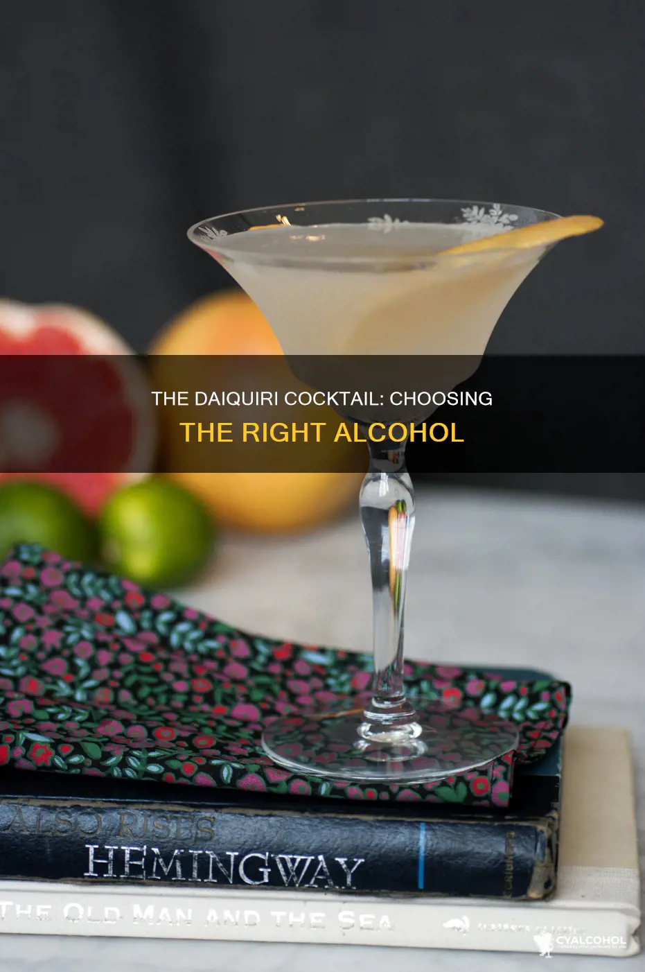 what kind of alcohol do you put in a daiquiri