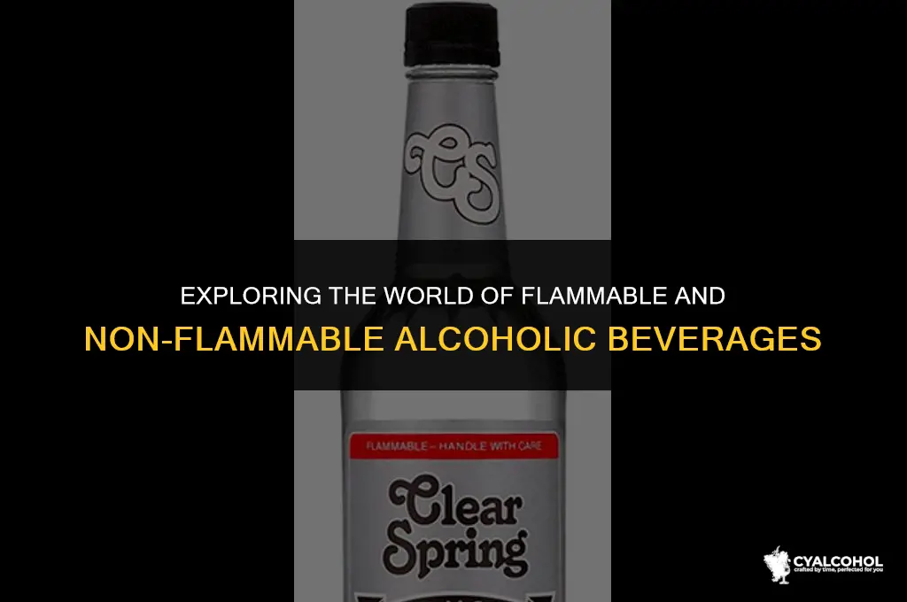 what kind of alcohol doesnt burn