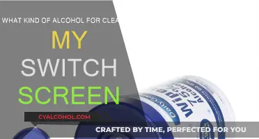 The Best Alcohol for Cleaning Your Switch Screen