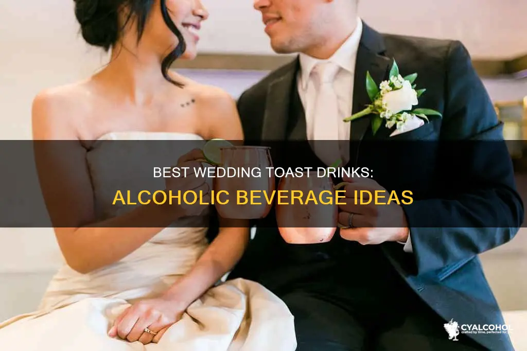 what kind of alcohol for toasting in end of wedding