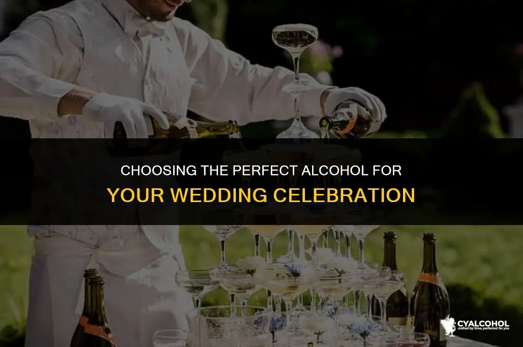 what kind of alcohol for wedding