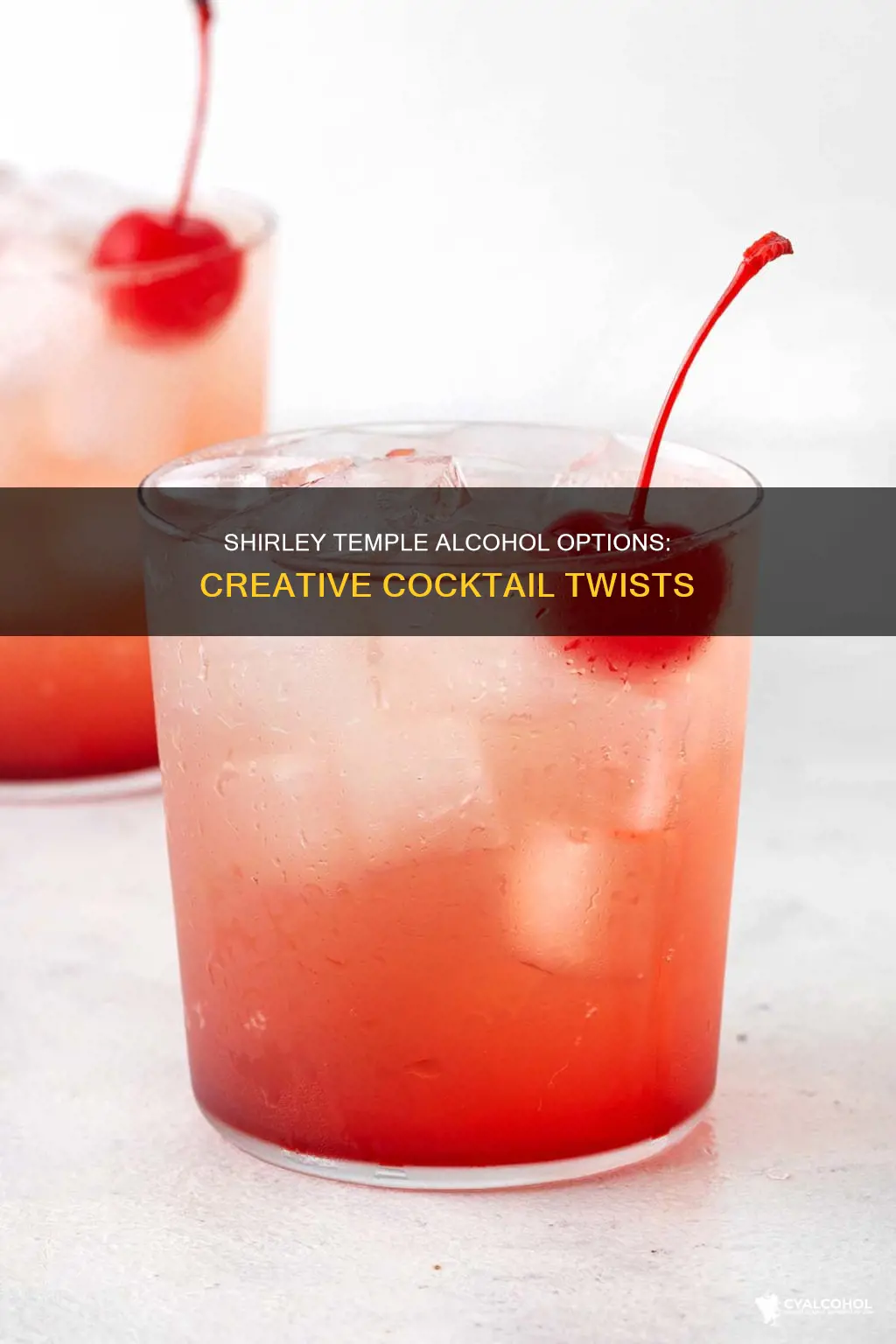 what kind of alcohol goes in a shirley temple