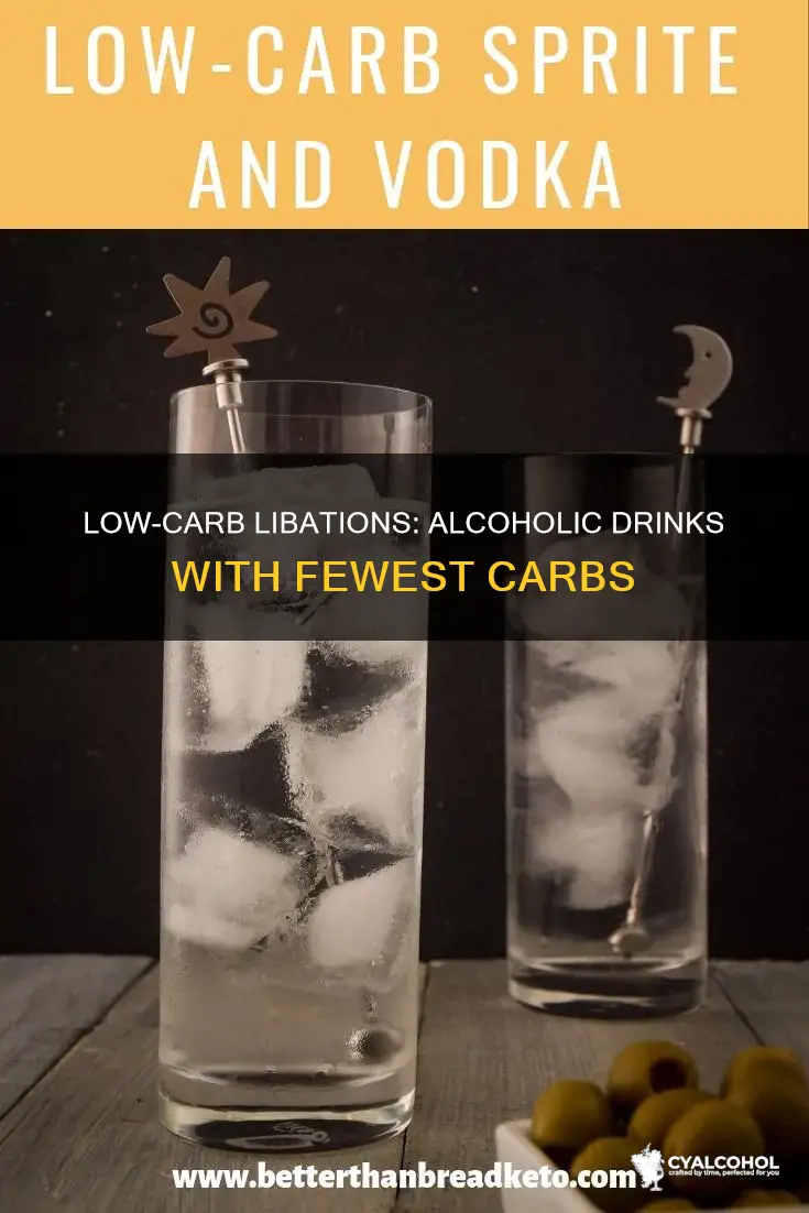 what kind of alcohol has the least amount of carbs