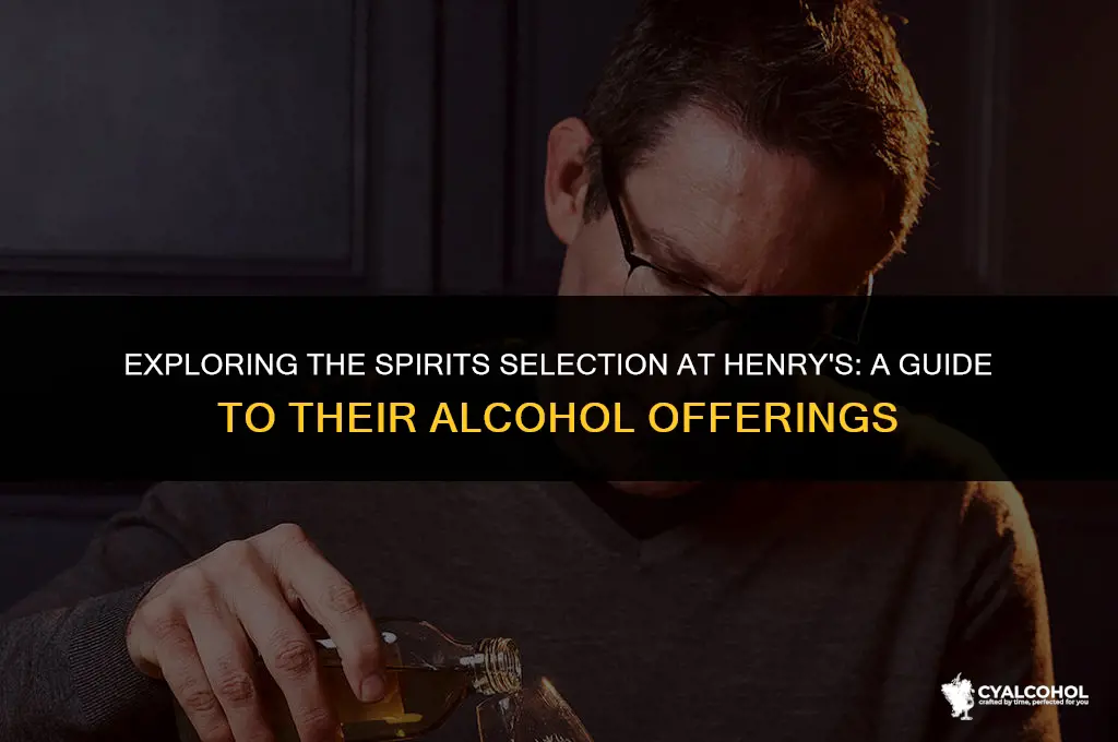 what kind of alcohol in henrys