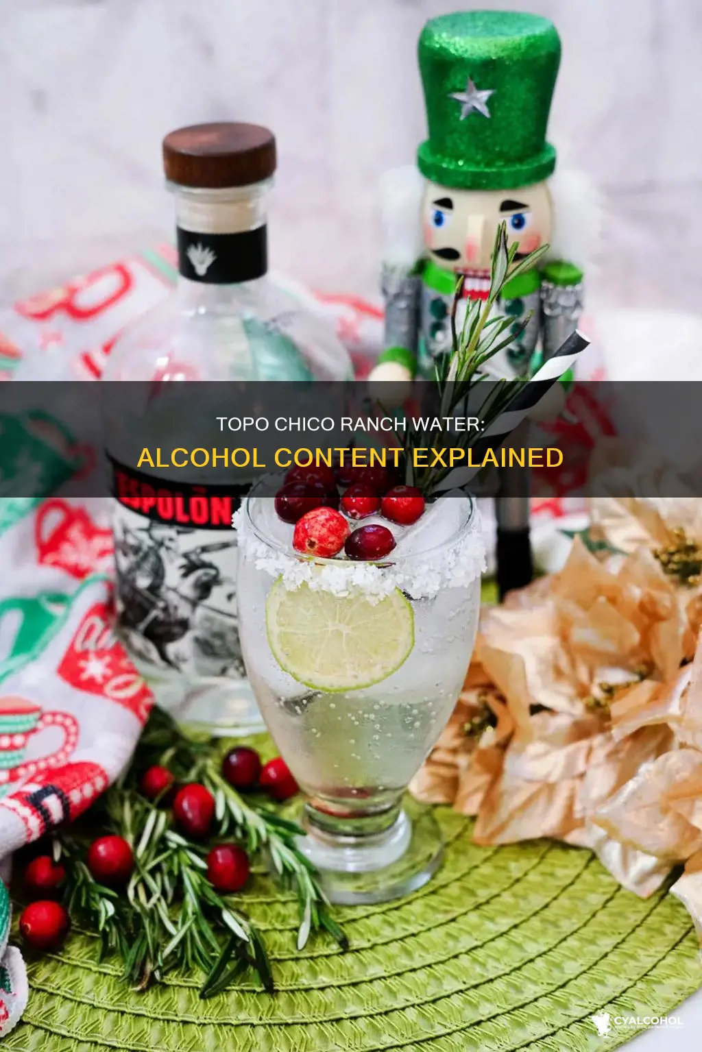 what kind of alcohol in topo chico ranch water