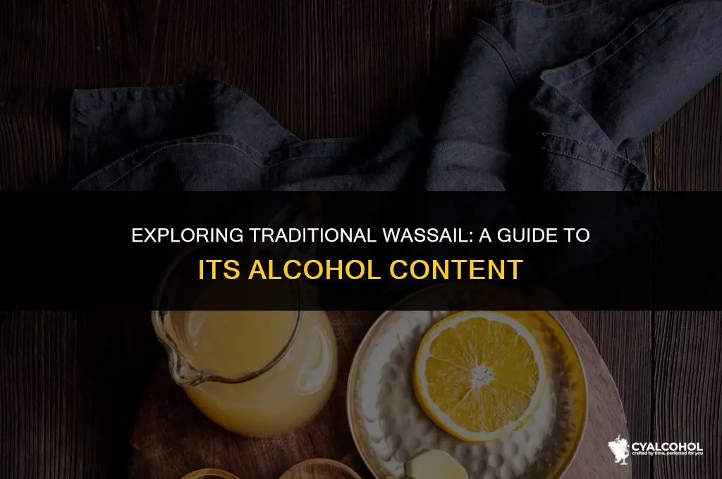 what kind of alcohol in wassail