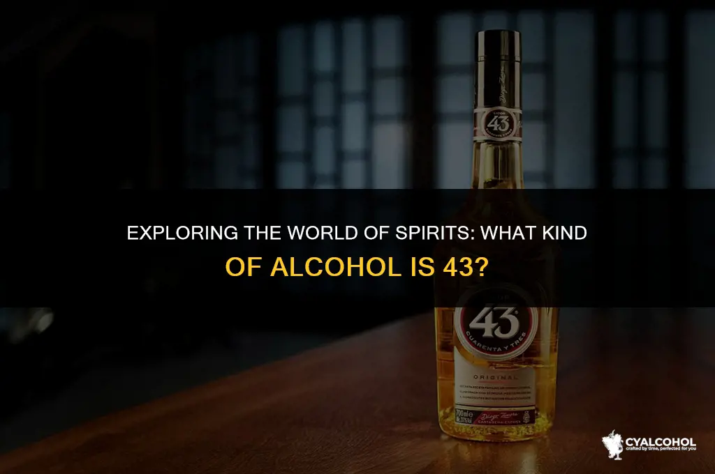 what kind of alcohol is 43