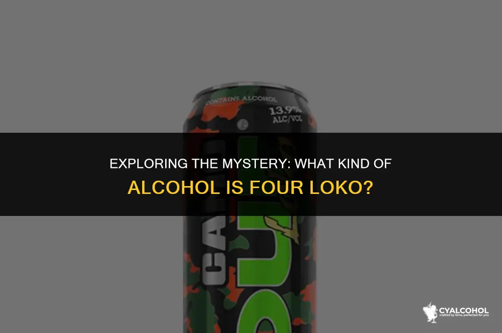 what kind of alcohol is 4loko