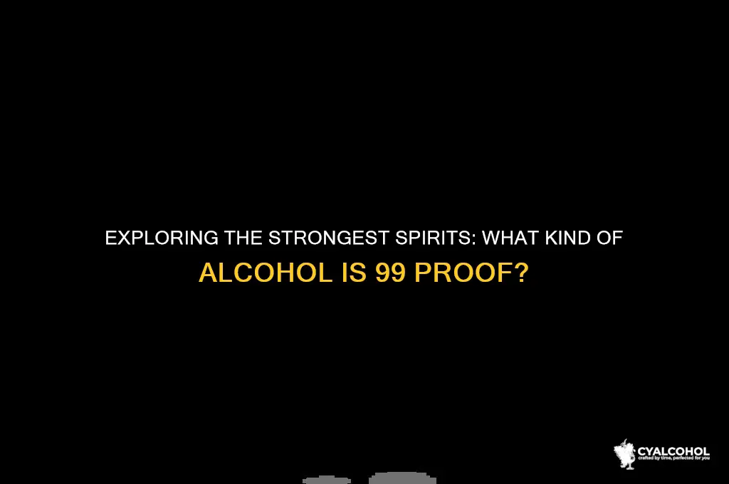 what kind of alcohol is 99