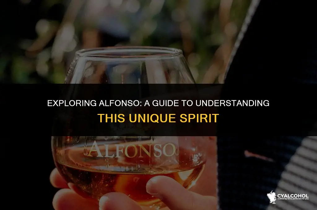 what kind of alcohol is alfonso