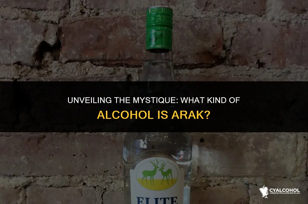 what kind of alcohol is arak