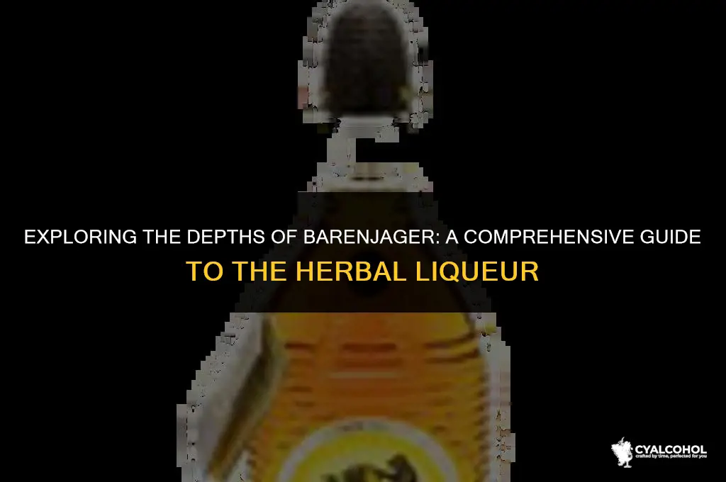 what kind of alcohol is barenjager