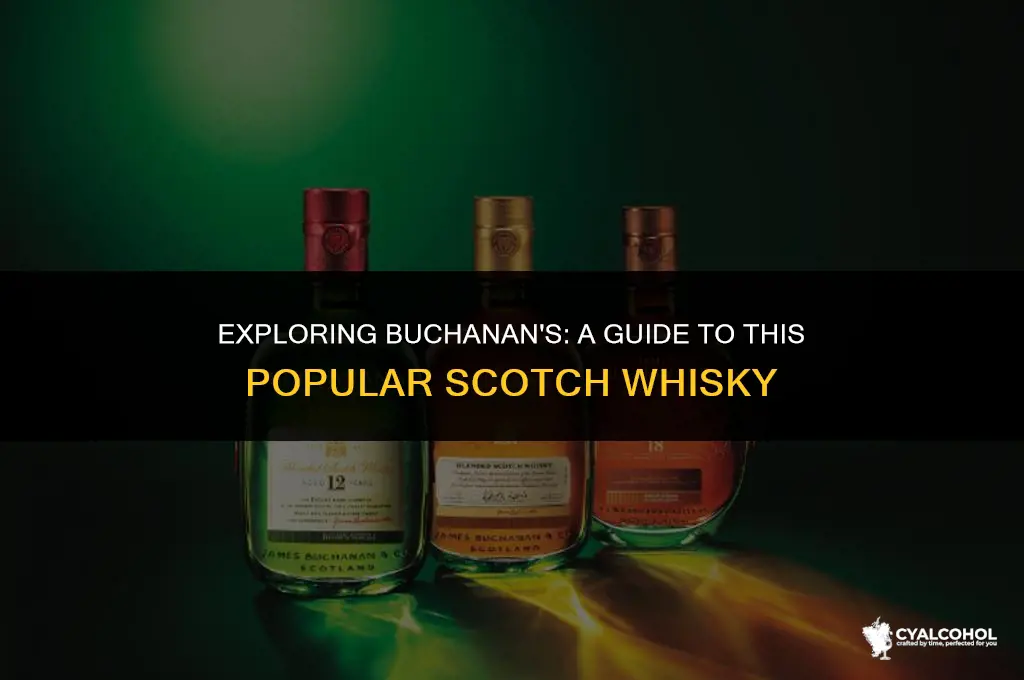 what kind of alcohol is buchanan