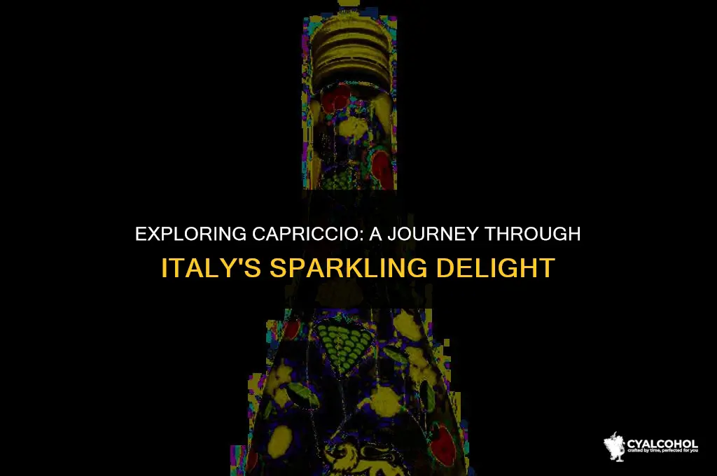what kind of alcohol is capriccio