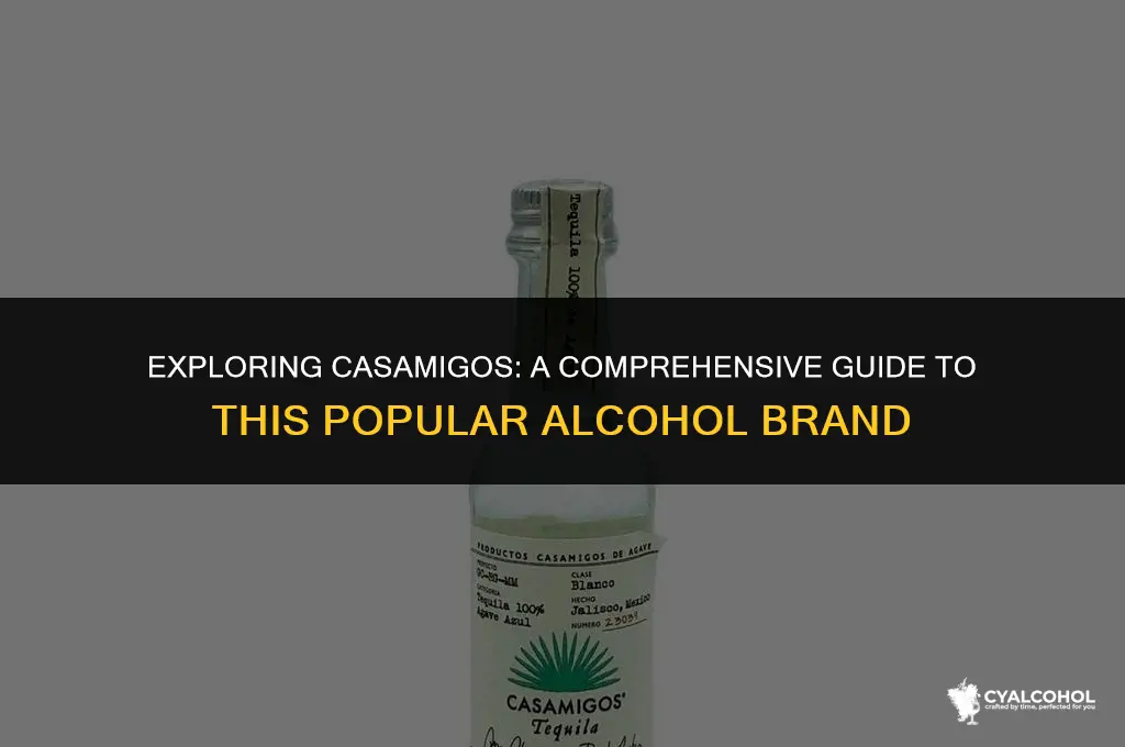 what kind of alcohol is casamigos