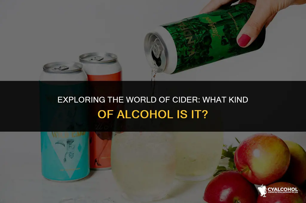 what kind of alcohol is cider