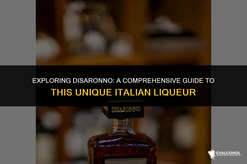 what kind of alcohol is disaronno