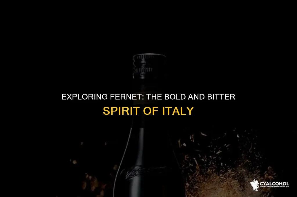 what kind of alcohol is fernet