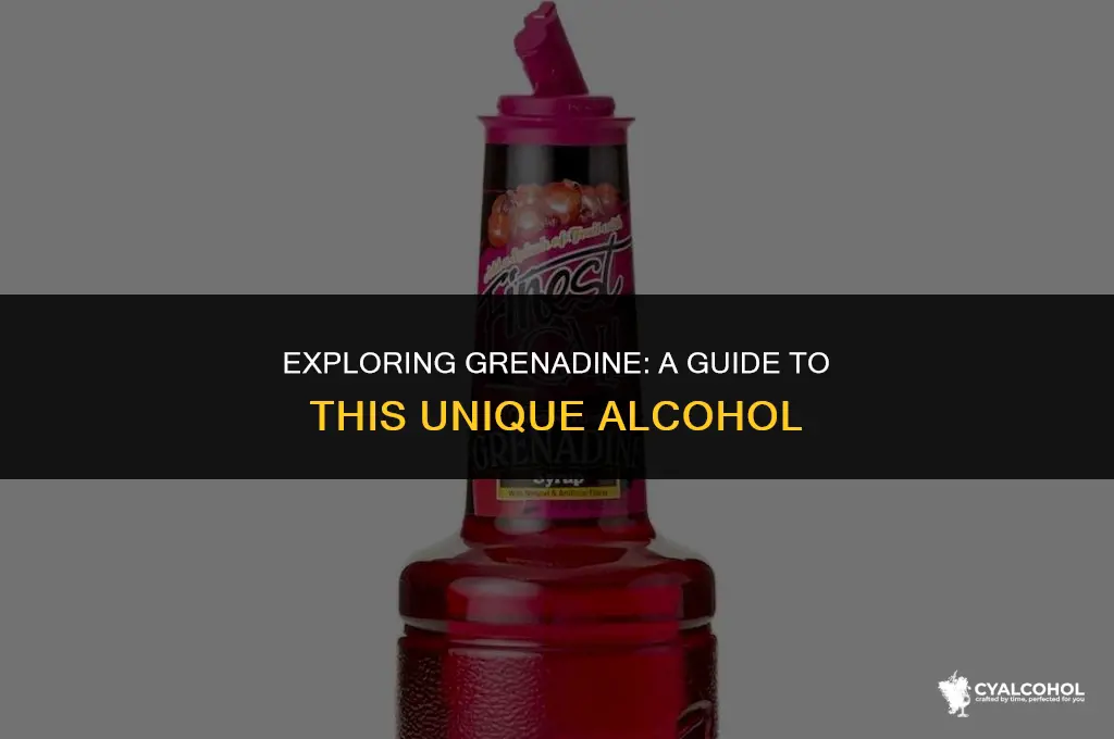 what kind of alcohol is grenadine