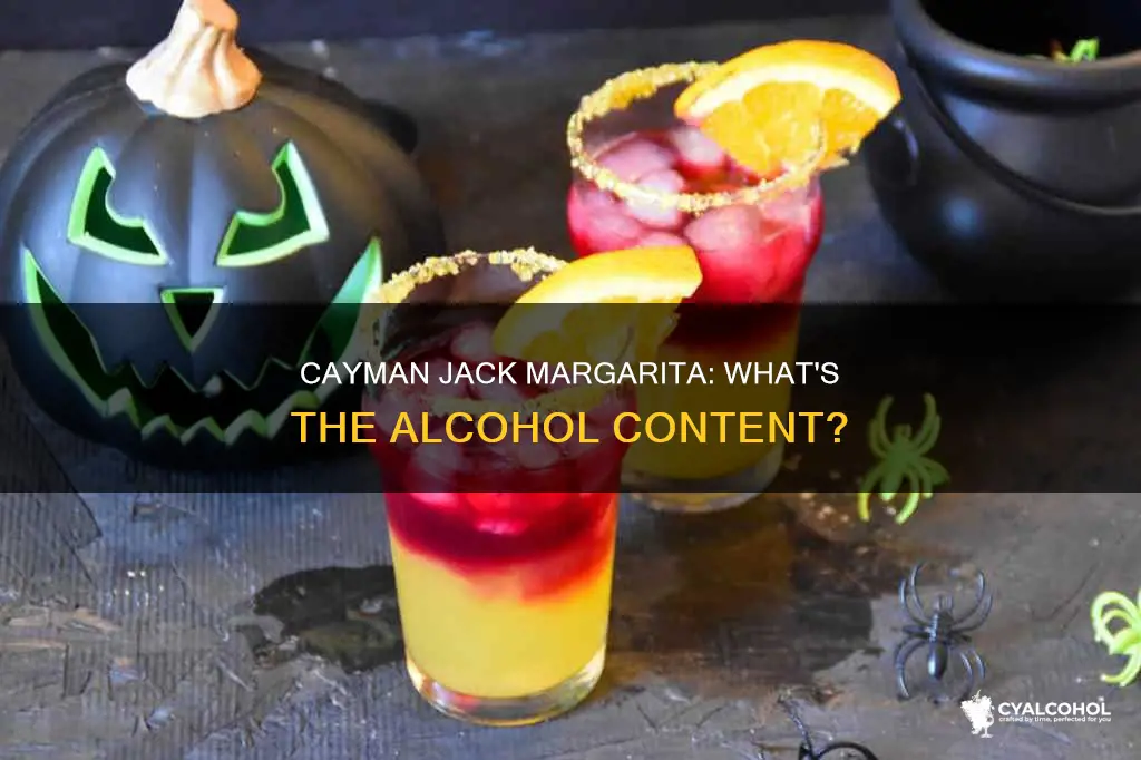what kind of alcohol is in a cayman jack margarita