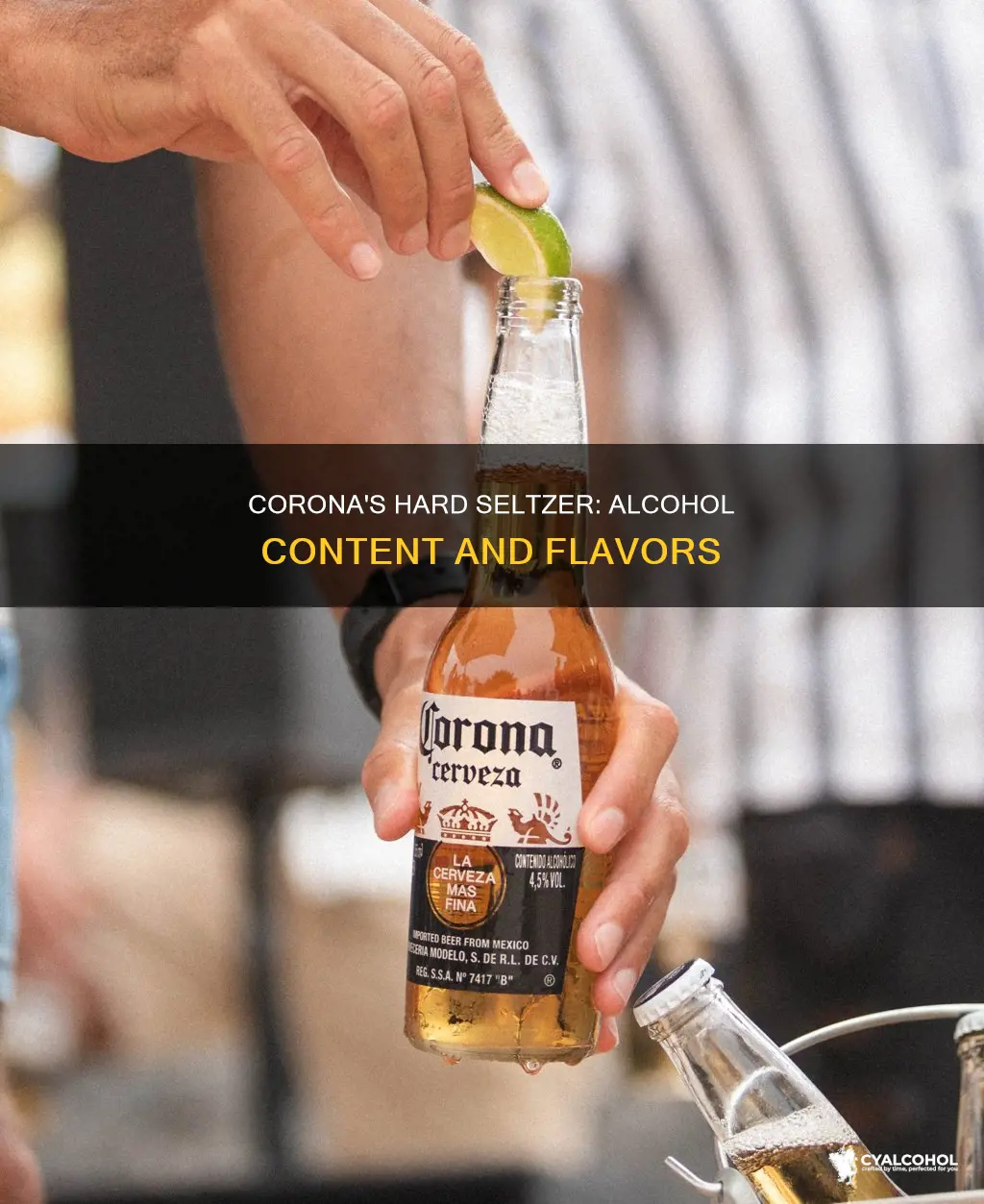 what kind of alcohol is in a corona seltzer