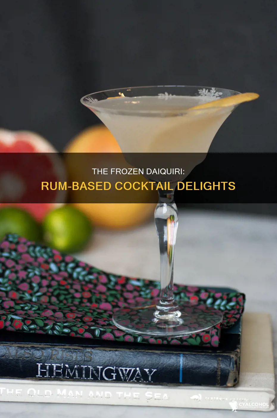 what kind of alcohol is in a frozen daiquiri