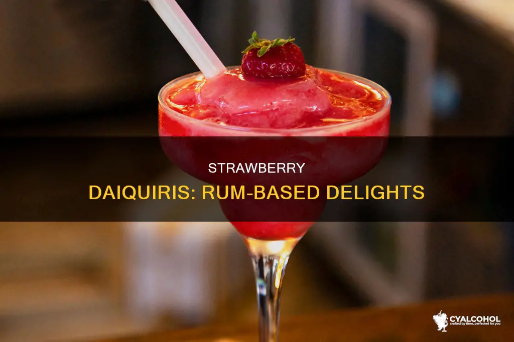 what kind of alcohol is in a strawberry daiquiri