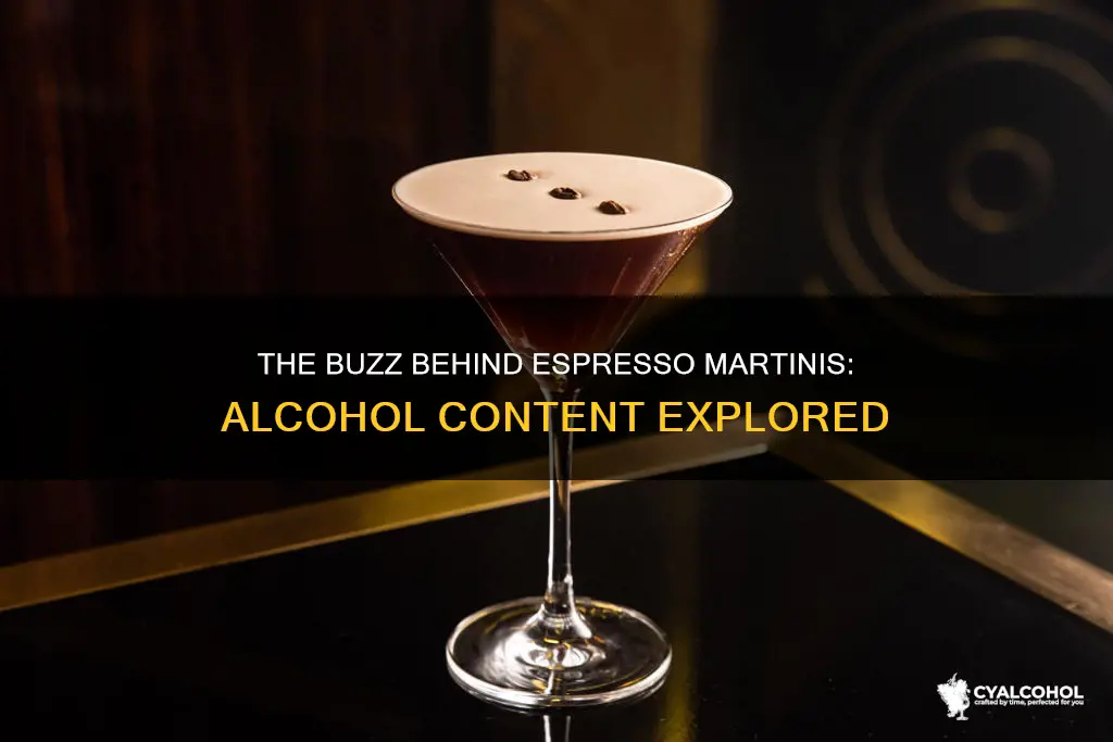 what kind of alcohol is in an espresso martini