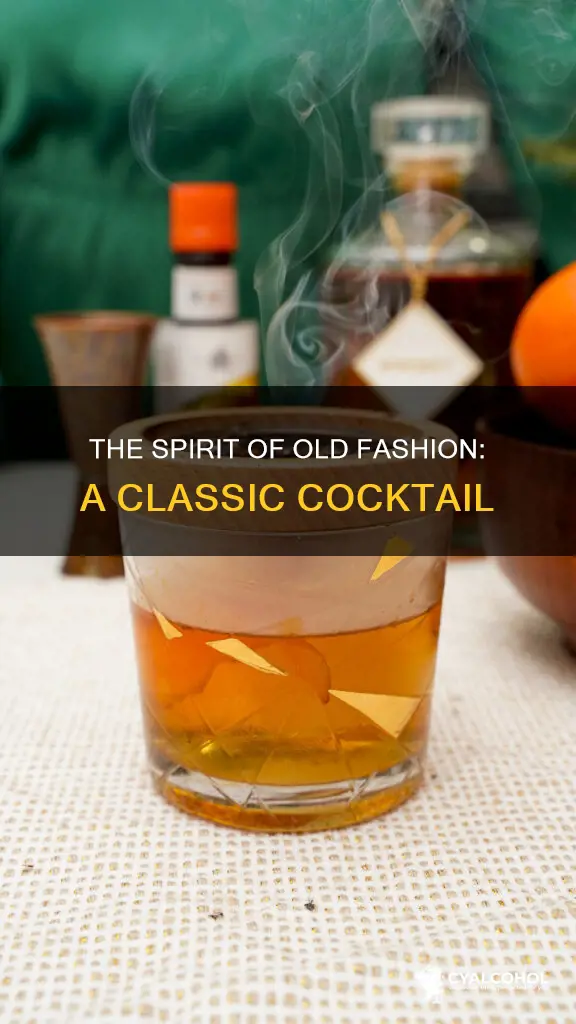 what kind of alcohol is in an old fashion