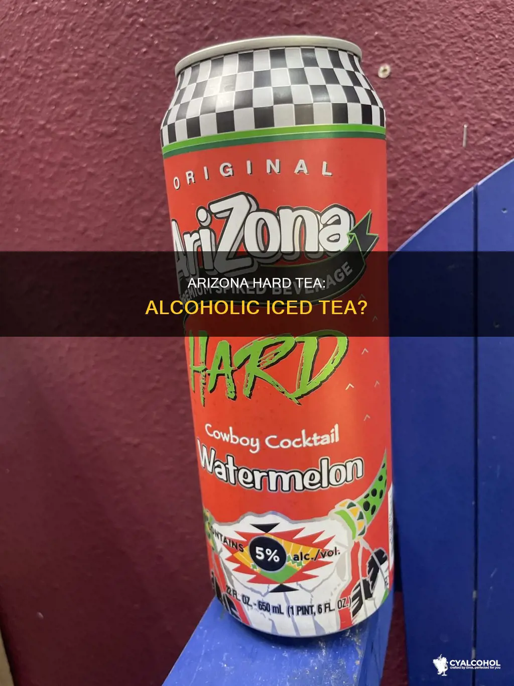 what kind of alcohol is in arizona hard green tea