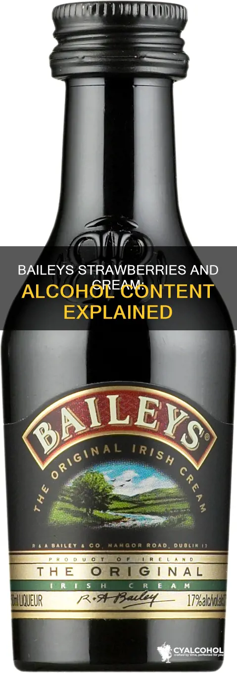what kind of alcohol is in baileys strawberries and cream