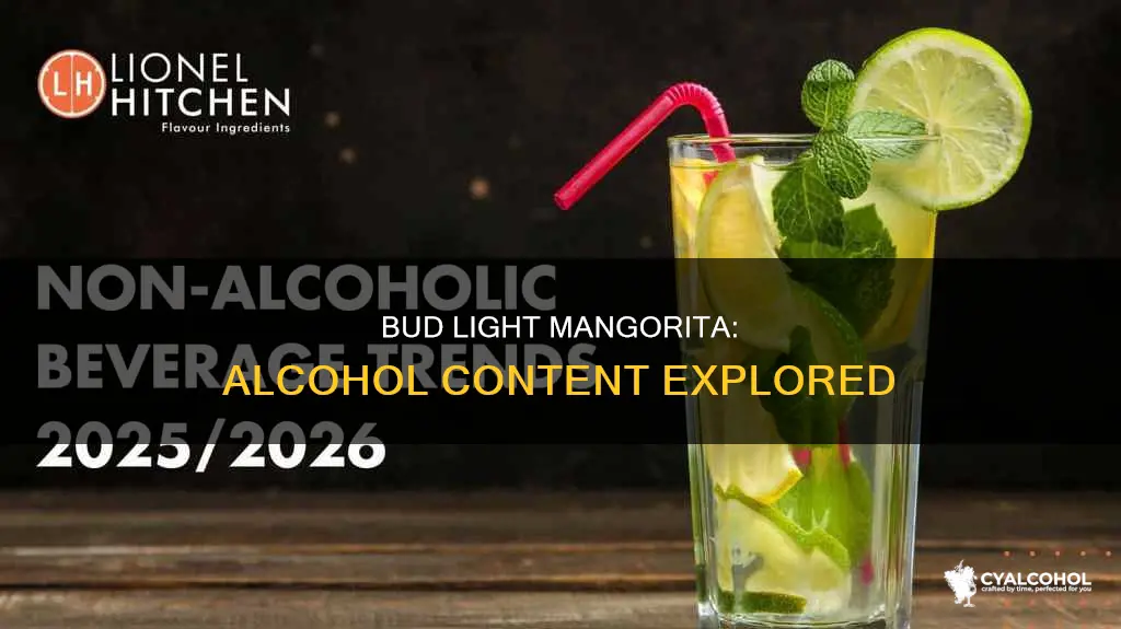 what kind of alcohol is in bud light mangorita