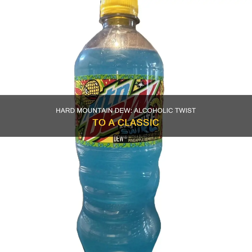 what kind of alcohol is in hard mountain dew