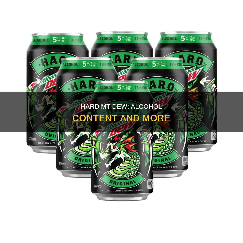 what kind of alcohol is in hard mt dew