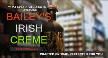 Alcohol in Homemade Bailey's: Whiskey, Rum, or Both?