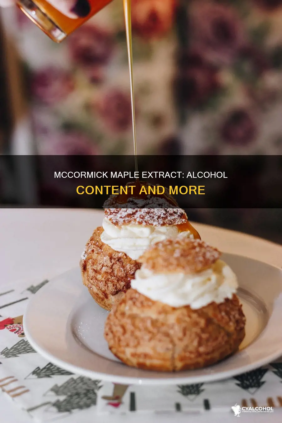 what kind of alcohol is in mccormick maple extract