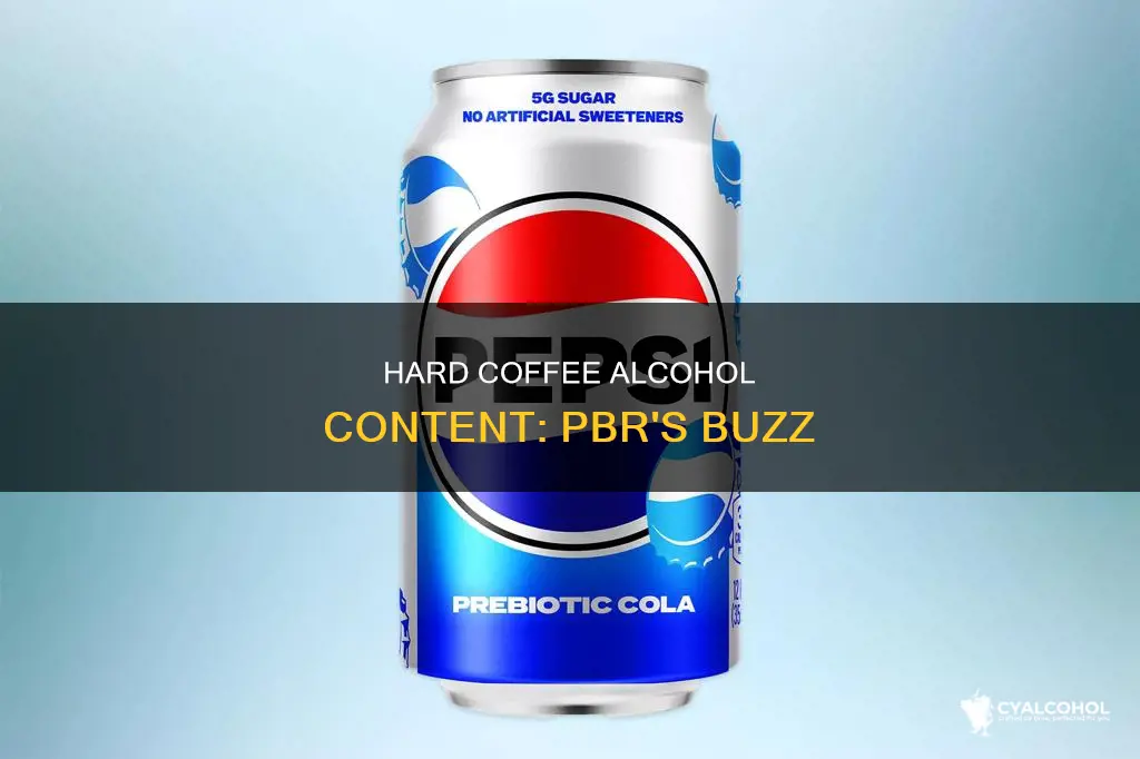 what kind of alcohol is in pbr hard coffee
